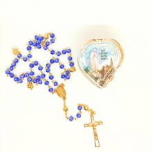 Load image into Gallery viewer, Apparitions of Fatima Rosary - Heart Box