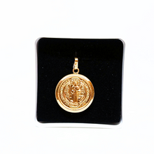 Load image into Gallery viewer, 19.2Kt Gold Saint Benedict Medal