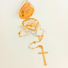 Load image into Gallery viewer, Apparitions of Fatima Rosary - Heart Box