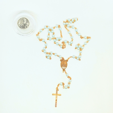 Load image into Gallery viewer, Blue Pearl Rosary