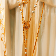 Load image into Gallery viewer, Blue Pearl Rosary