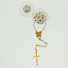 Load image into Gallery viewer, Blue Pearl Rosary