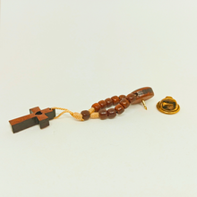 Load image into Gallery viewer, Decade Rosary Pin - Apparitions of Fatima