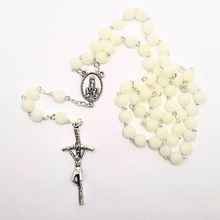 Load image into Gallery viewer, Glow in the Dark - Rose Scented - Apparitions of Our Lady of Fatima Rosary