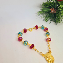 Load image into Gallery viewer, Holy Family and Holy Spirit Crystal Decade Rosary