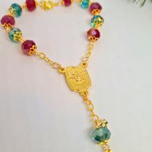 Load image into Gallery viewer, Holy Family and Holy Spirit Crystal Decade Rosary