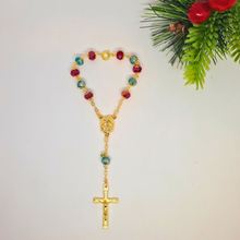 Load image into Gallery viewer, Holy Family and Holy Spirit Crystal Decade Rosary