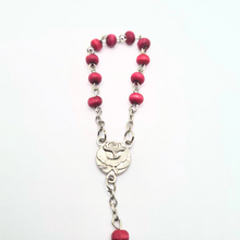 Load image into Gallery viewer, How to pray the Rosary - Rose Scented Decade Rosary