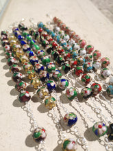 Load image into Gallery viewer, Cloisonné Decade Rosary Bracelet