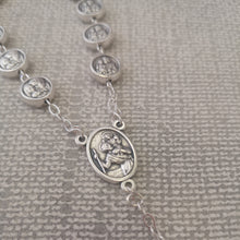 Load image into Gallery viewer, Holy Family Silver Decade Rosary