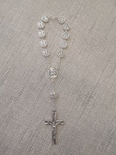 Load image into Gallery viewer, Holy Family Silver Decade Rosary