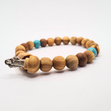 Load image into Gallery viewer, Saint Benedict Wood Bracelet
