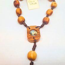 Load image into Gallery viewer, Olive Wood Decade Rosary - Apparitions of Our Lady of Fatima