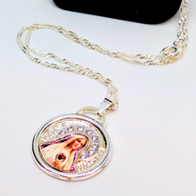 Load image into Gallery viewer, Our Lady of Fatima Necklace - Zirconia