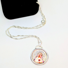 Load image into Gallery viewer, Our Lady of Fatima Necklace - Zirconia