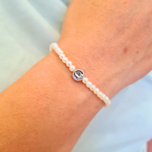 Load image into Gallery viewer, Our Lady of Fatima Pearl Bracelet with Medal