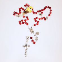 Load image into Gallery viewer, Pope Francis Red Rosary