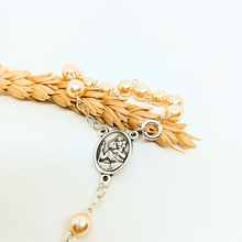 Load image into Gallery viewer, Saint Christopher Pearl Decade Rosary