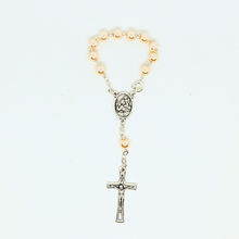 Load image into Gallery viewer, Saint Christopher Pearl Decade Rosary
