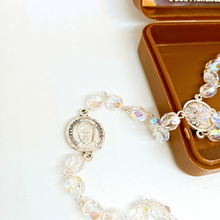 Load image into Gallery viewer, Saint Francisco and Saint Jacinta Crystal Rosary