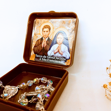Load image into Gallery viewer, Saint Francisco and Saint Jacinta Crystal Rosary
