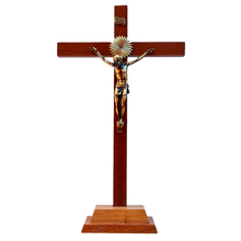 Load image into Gallery viewer, Standing Crucifix - 16,4''