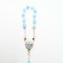 Load image into Gallery viewer, Statue - Light Blue Decade Rosary