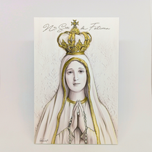 Load image into Gallery viewer, Wood Plaque Our Lady of Fatima