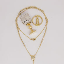 Load image into Gallery viewer, Gold Bath Chalice with Rosary
