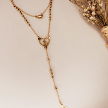 Load image into Gallery viewer, Golden Our Lady of Fatima Rosary
