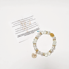 Load image into Gallery viewer, Holy Family Golden Blue Bracelet