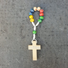 Load image into Gallery viewer, Mini Decade Rosary - Woodwork
