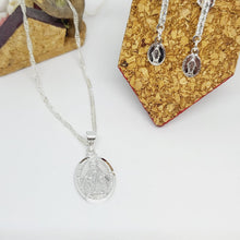 Load image into Gallery viewer, Pendant and Earrings Set - Miraculous Medal