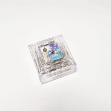 Load image into Gallery viewer, Premium Silver with Translucent Crystals Rosary of Fatima