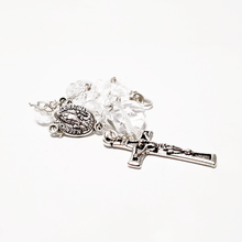 Load image into Gallery viewer, Translucent Crystal Decade Rosary Bracelet