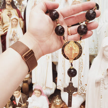 Load image into Gallery viewer, Wall Decade Rosary - Saint Benedict