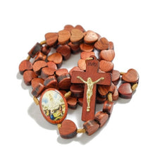 Load image into Gallery viewer, Wood Rosary - Dedicated to Alzheimer's patients
