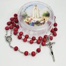 Load image into Gallery viewer, Wood Rose Rosary