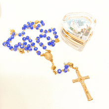 Load image into Gallery viewer, Apparitions of Fatima Rosary - Heart Box
