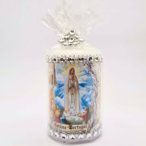 Apparitions of Our Lady Of Fatima Candle 3.9''| 10 cm