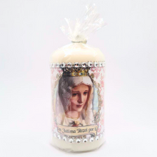 Load image into Gallery viewer, Apparitions of Our Lady Of Fatima Candle 3.9&#39;&#39;| 10 cm
