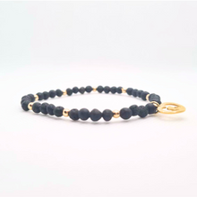 Load image into Gallery viewer, Black and Golden Mother of Heaven Bracelet
