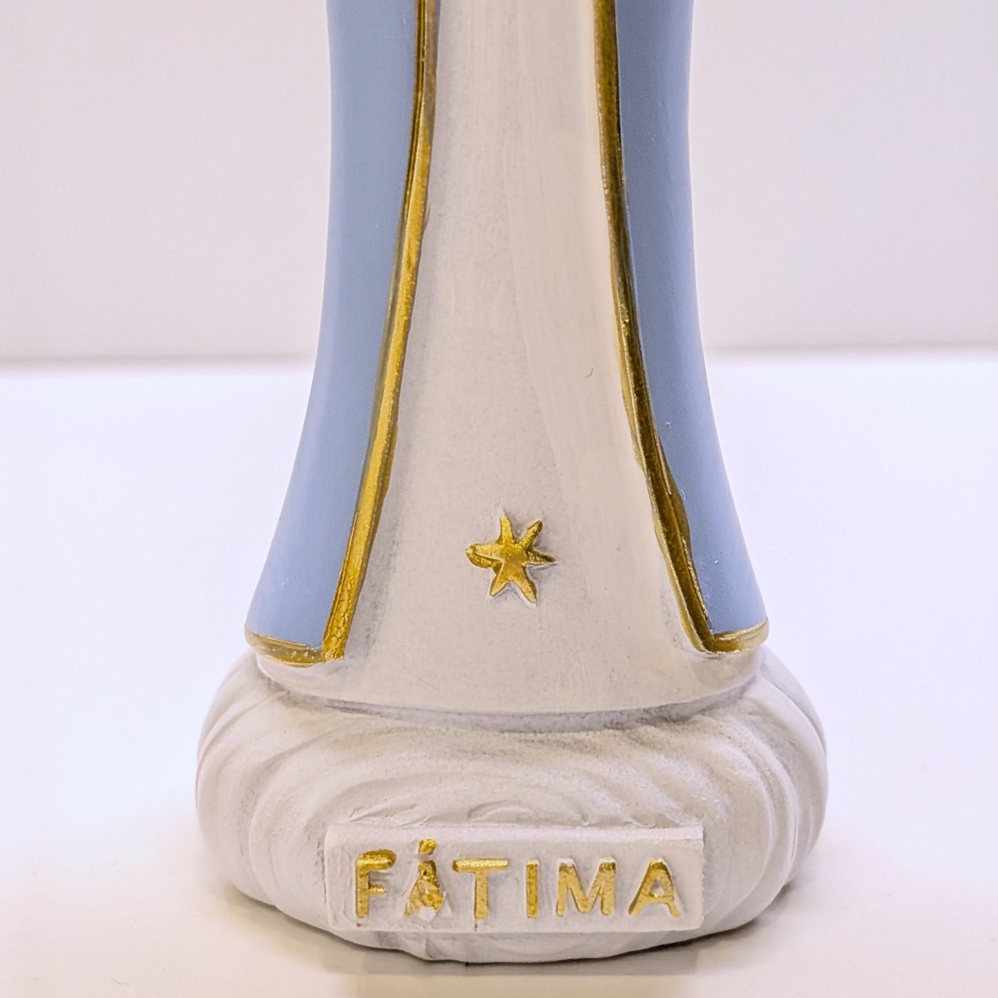 Blue Our Lady of Fatima Statue with Golden Crown [7.9'' | 20cm]