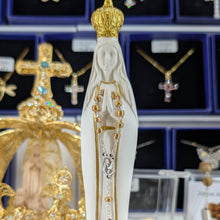 Load image into Gallery viewer, Golden Our Lady of Fatima Statue [7.9'' | 20cm]
