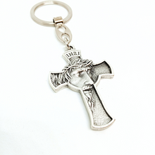 Load image into Gallery viewer, Face of Christ Metal Keychain
