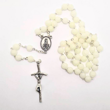 Load image into Gallery viewer, Glow in the Dark - Rose Scented - Apparitions of Our Lady of Fatima Rosary
