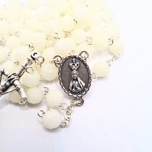 Load image into Gallery viewer, Glow in the Dark - Rose Scented - Apparitions of Our Lady of Fatima Rosary
