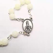 Load image into Gallery viewer, Glow in the Dark - Rose Scented - Apparitions of Our Lady of Fatima Rosary
