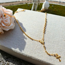 Load image into Gallery viewer, Gold Veneer Rosary Necklace
