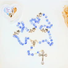 Load image into Gallery viewer, Heart of Jesus and Mary Rosary [Blue]
